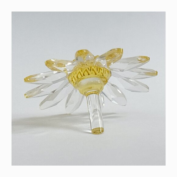 Swarovski - Vintage 1999 RETIRED Crystal Yellow Daisy Flower - Picture 7 of 13